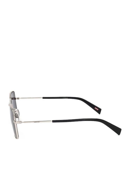Levi's Unisex Sunglasses with Silver Metal Frame and Gray Lens LV1019/S 010/IR