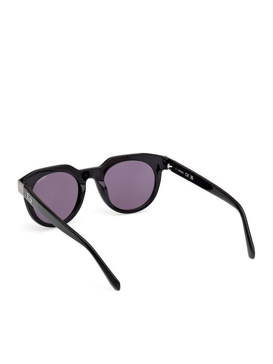 Guess Unisex Γυαλιά Ηλίου με Μαύρο Κοκκάλινο Σκελετό και Γκρι Φακό GU00214 01A