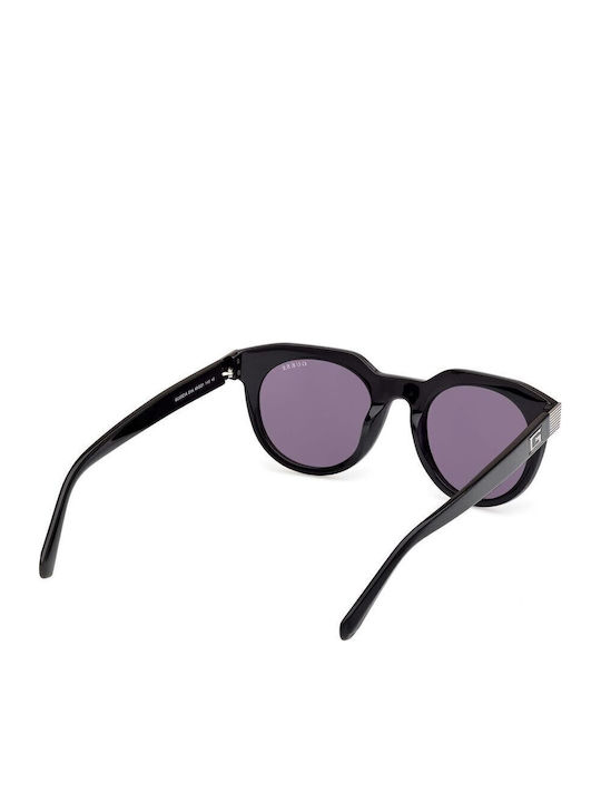 Guess Unisex Γυαλιά Ηλίου με Μαύρο Κοκκάλινο Σκελετό και Γκρι Φακό GU00214 01A