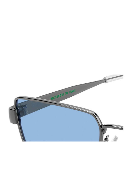 Polaroid Unisex Sunglasses With Grey Metallic Frame And Silver Mirror Lens PLD6255/S/X KJ1/C3