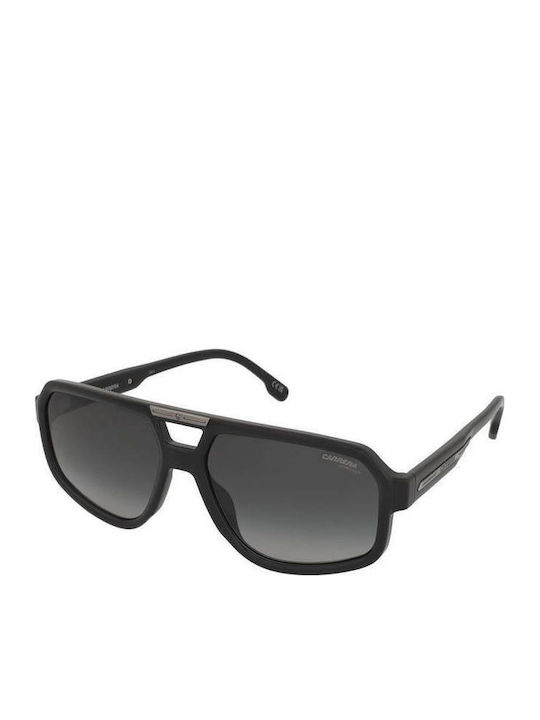 Carrera Victory C Unisex Sunglasses With Black Horn-Rimmed Frame And Grey Gradient Lens 26/S 807/9O