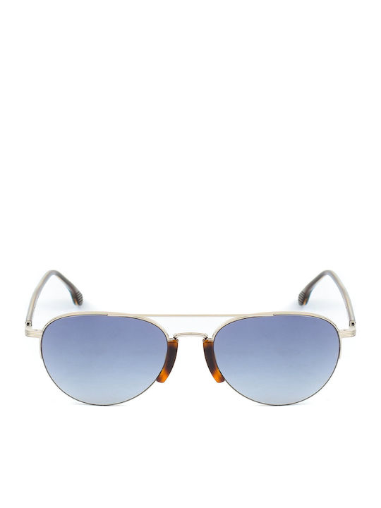 Lozza Men's Sunglasses with Silver Metal Frame and Gray Lens SL2394 0579
