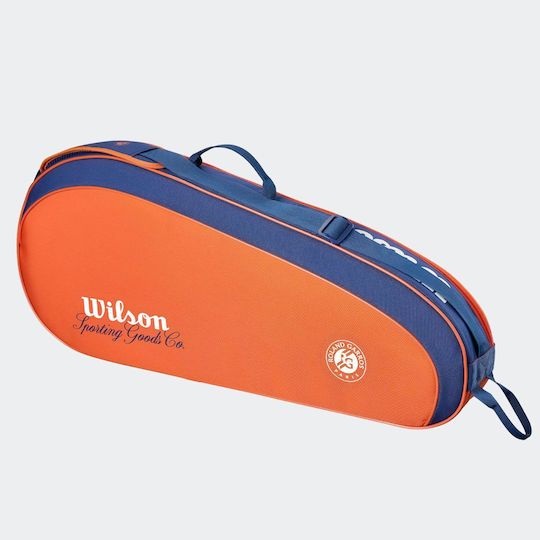 Wilson Team Θήκη Τένις 3 Ρακετών Πορτοκαλί