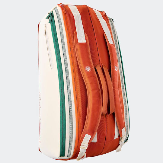Wilson Super Tour Tennis Case 9 Rackets Orange