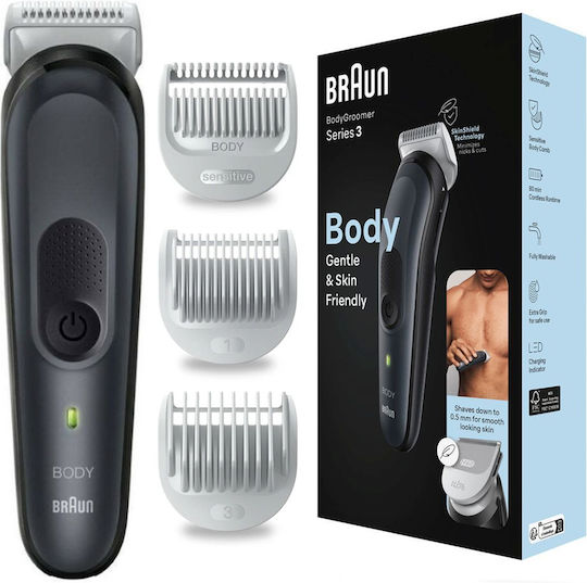 Braun BG3340 Ξυριστική Μηχανή Σώματος Επαναφορτιζόμενη