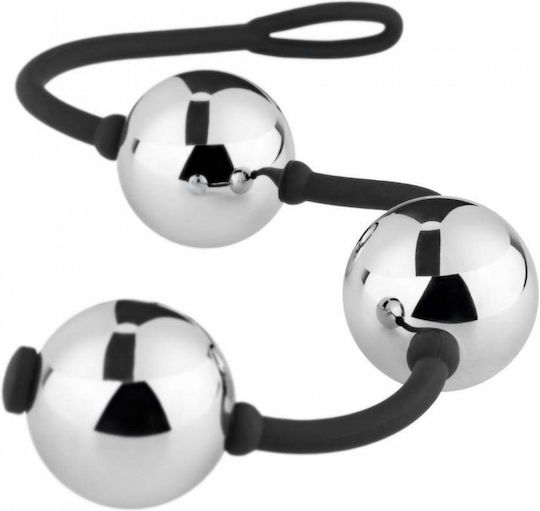 Сребристи Тройни Метални Вагинални Топки Easytoys Geisha Metal Kegel Balls Silver 28.3cm