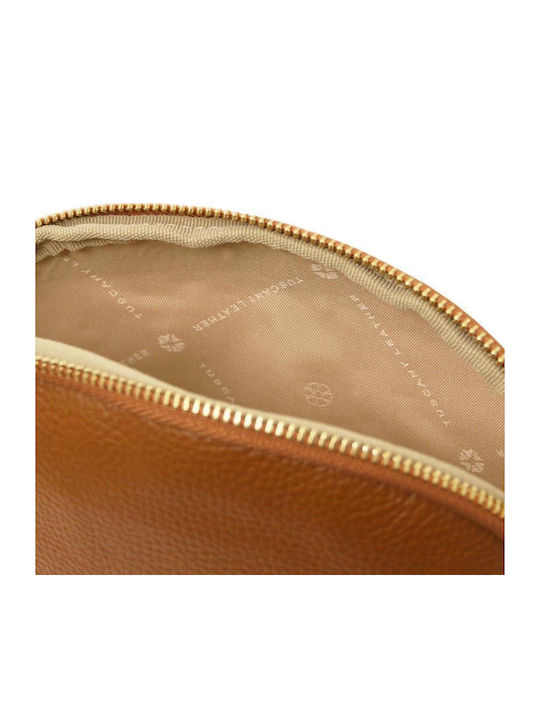Vera Leather Cosmetic Bag Cognac