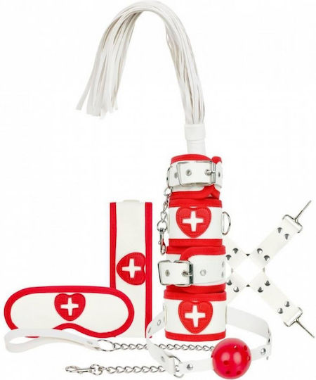 Bedroom Fantasies BDSM Kit σε Κόκκινο Χρώμα 8τμχ