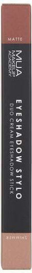 MUA Double Cream Doppellidschatten in Stickform Bronze 8gr