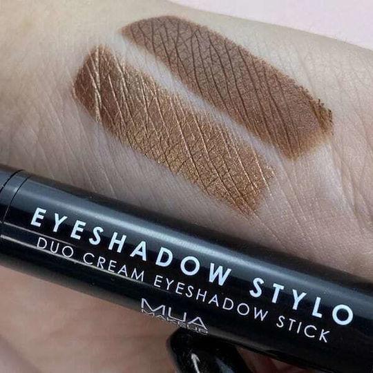 MUA Double Cream Doppellidschatten in Stickform Bronze 8gr