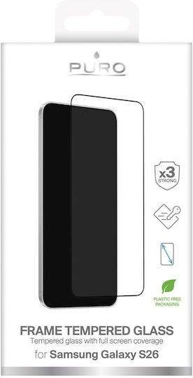 Puro Προστασία Κάμερας Tempered Glass Μαύρο για το Samsung Galaxy S26