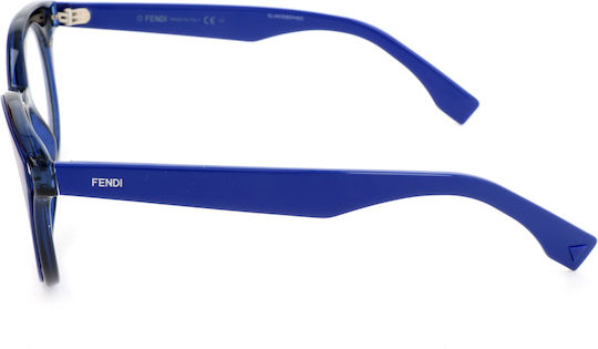 Fendi Women's Prescription Eyeglass Frame Blue FF 0198 L04