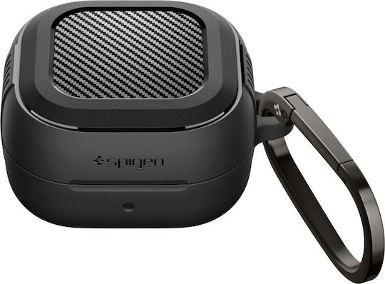Spigen Silicone Case with Hook in Black for Samsung Galaxy Buds 4 / 4 Pro