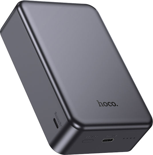Hoco J160B MagSafe Power Bank 20000mAh 20W με Θύρα USB-C Power Delivery / Quick Charge 3.0 Γκρι