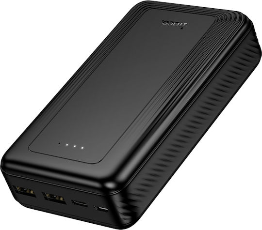 Hoco J165A Power Bank 20000mAh with 2 USB-A Ports Power Delivery / Quick Charge 3.0 Black