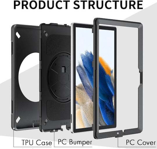 4Smarts Flip Cover Ανθεκτική στα Γαλλικά Μαύρη (iPad 11", iPad 10.9)