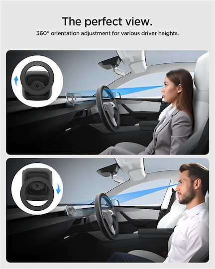 Spigen Tesla Tam100 Car Mobile Mount with Magnet MagSafe Black
