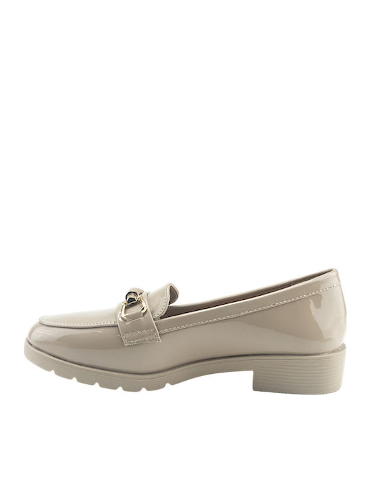 Γυναικεία Loafers σε Μπεζ Χρώμα
