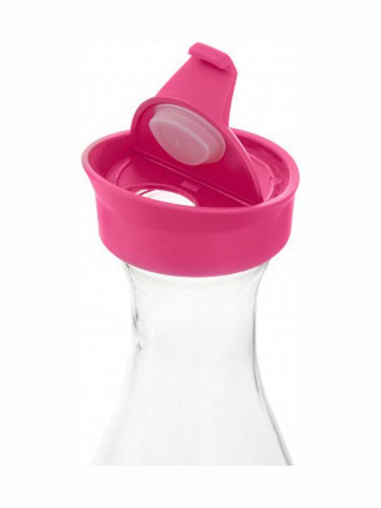 Raki Carafă de Servire din Sticlă cu Dop Albastră 1000ml