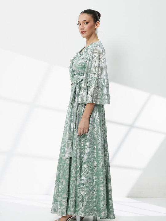 Summer Maxi Dress for Wedding / Christening Light Blue