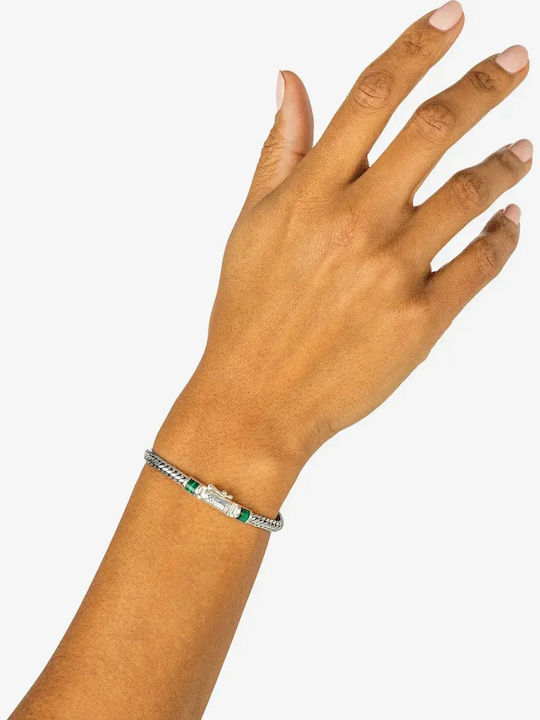 Buddha to Buddha Women's Silver Bracelet 16cm