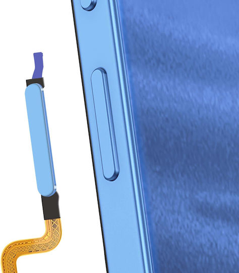 Clappio Replacement Fingerprint Reader Redmi 15c 4g Connection Flex Cable Blue