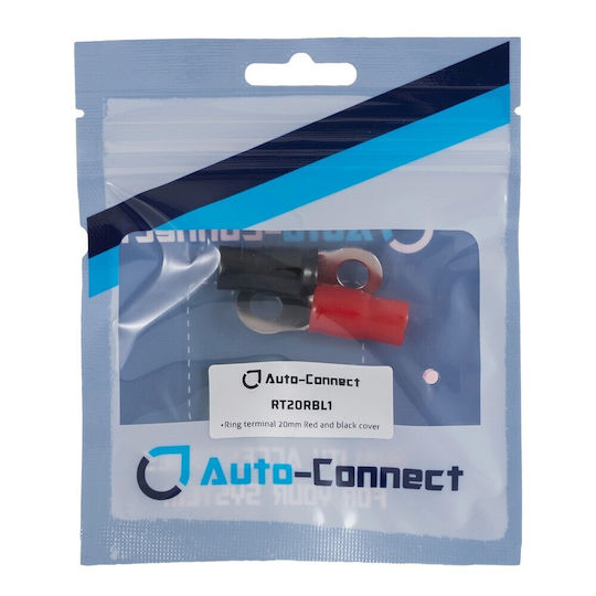 Auto-Connect Ακροδέκτης Οπής με Μόνωση Κόκκινο (720RT20RBL1)