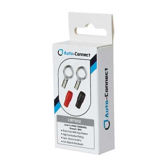 Auto-Connect Ring Terminal Red