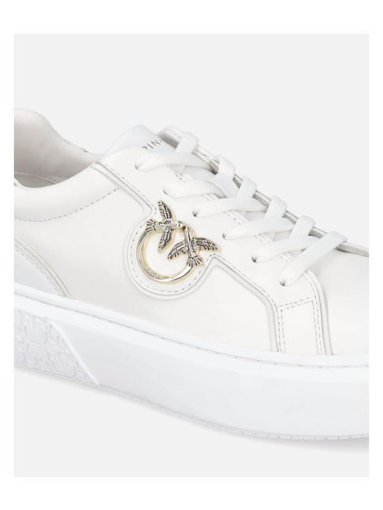 Yoko 01 Γυναικεία Flatforms Sneakers Λευκά
