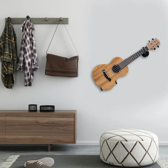 Suport Chitară Montat Pe Perete Zola 2 Bucăți Accesorii De Montaj Incluse Oțel Negru