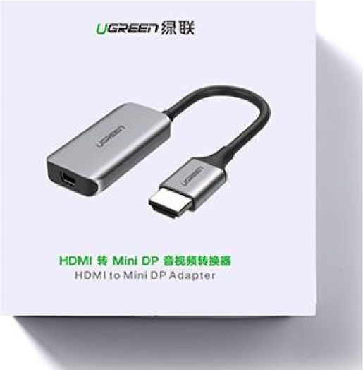 Ugreen CM239 Μετατροπέας HDMI male σε mini DisplayPort female Ασημί 1τμχ