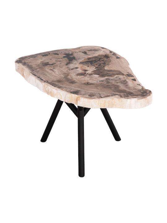 Saman Solid Wood Black Coffee Table M38xL44xH45cm
