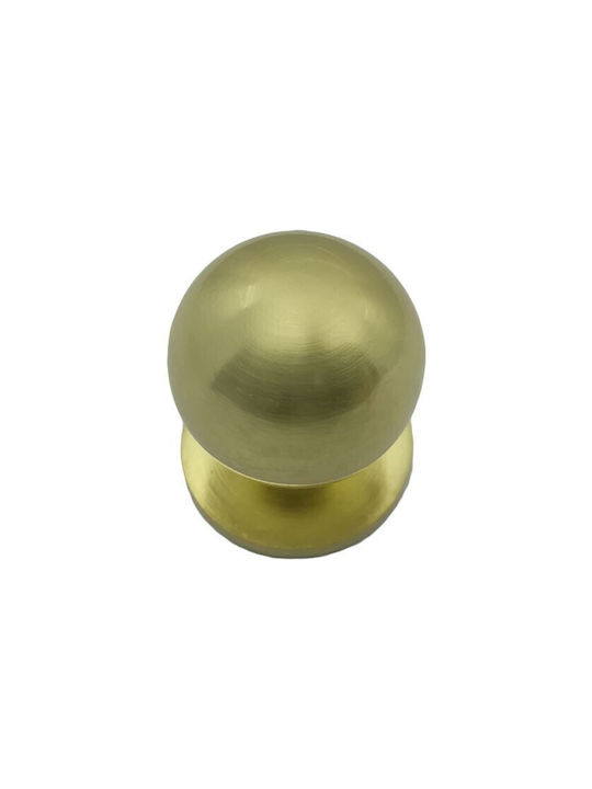Import Hellas 6050 Knob Furniture made of Metallic Matte Gold D20mm 6050 1pcs