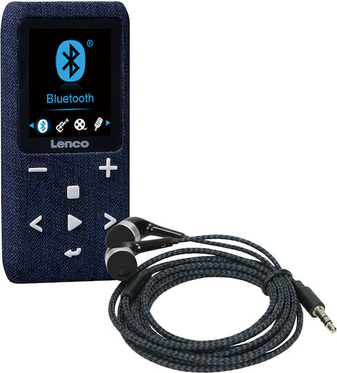 Lenco Xemio 861 MP3 плейър (8ГБ) с Дисплей TFT 1.8" Син