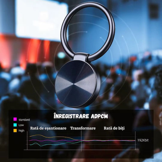 Reportofon Spion Birai Br30 8gb Activare Vocală Înregistrare Hd Autonomie Baterie 12h 120 Zile Standby