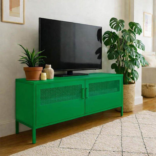 Метален Телевизионен Мебел Зелен М118xД40xВ60cm