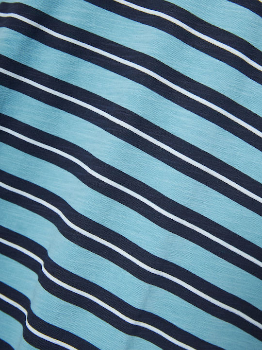 T-Shirt Blauer FBM013-303-04-Retro-Blau
