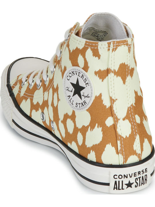 Chuck Taylor All Star Детски Маратонки High Бежови
