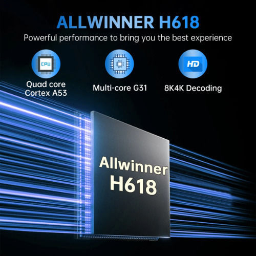 TV Box Q19 8K UHD With Wi-Fi 4GB RAM And 32GB Storage With Android 14.0 Operating System And Google Assistant