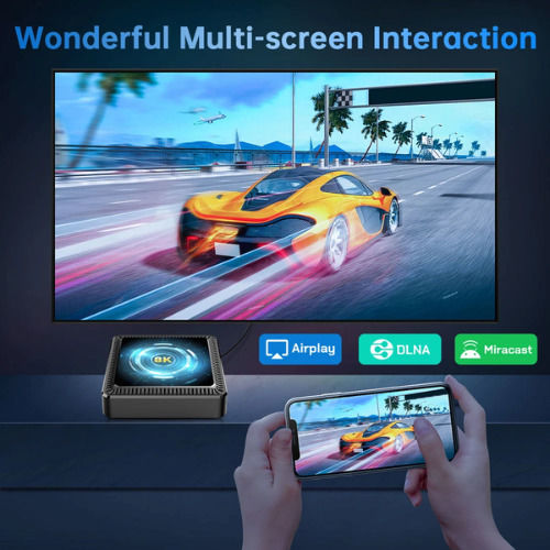 TV Box Q19 8K UHD With Wi-Fi 4GB RAM And 32GB Storage With Android 14.0 Operating System And Google Assistant
