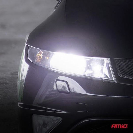 AMiO Car and Motorcycle Lamps F25 Pro Black Edition H19 / H4 Canbus LED 6000K Cold White 12-24V 70W 2pcs