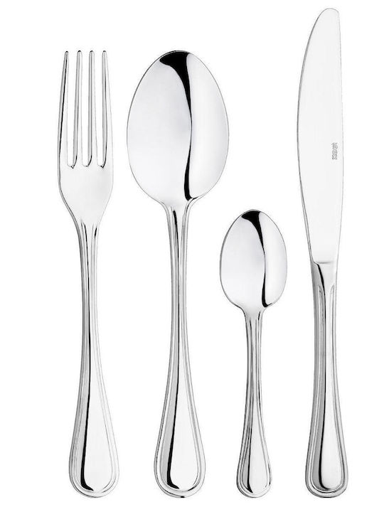 Inoxriv Set Löffel Kaffee/Tee Inox Silber 6 Stück