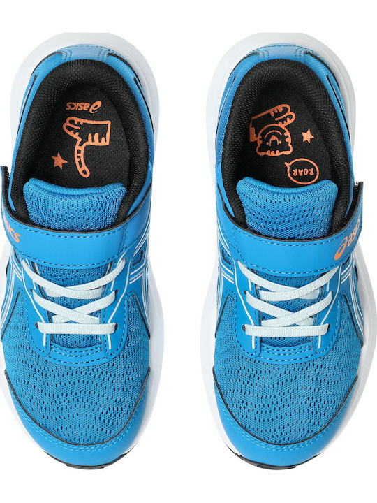 Gel-contend 9 Ps Kids Sports Shoes Running with Hoop & Loop Closure Turquoise