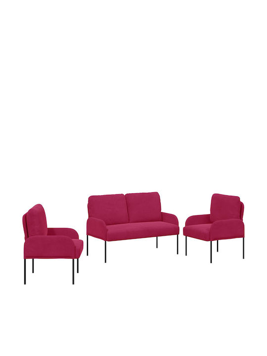 vidaXL Wohnzimmermöbel-Set 2-Sitzer & Sessel