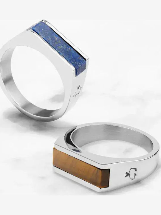 Pig & Hen Women's Steel Ring