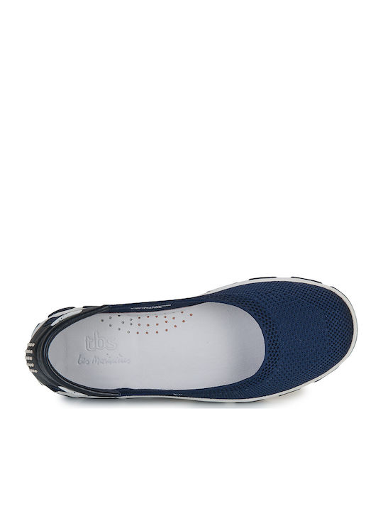 Damen Ballerinas Marineblaue