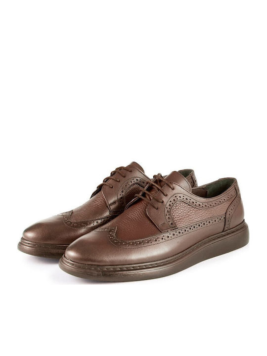 Leder Herren Freizeitschuhe Blau