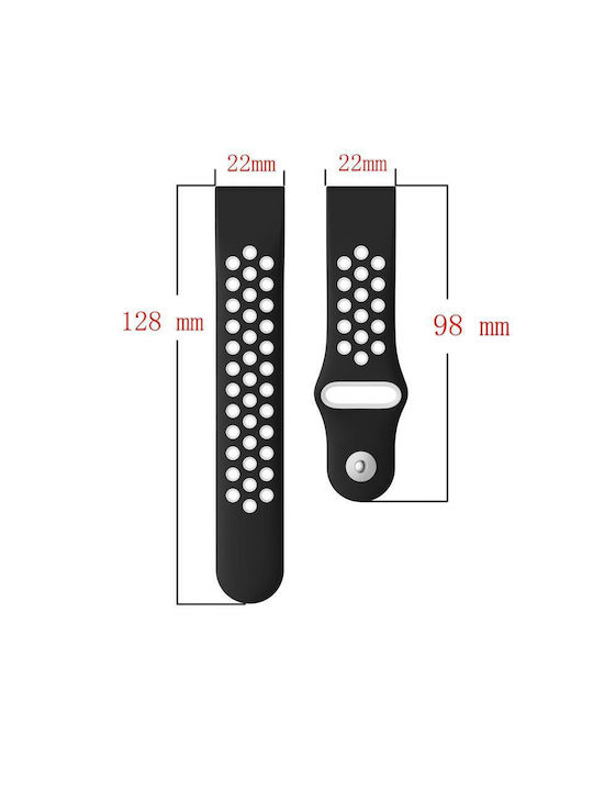 Λουράκι Σιλικόνης Μαύρο (Garmin Forerunner 935)