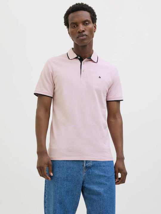 Jack & Jones Polo T-shirt Coral Pink
