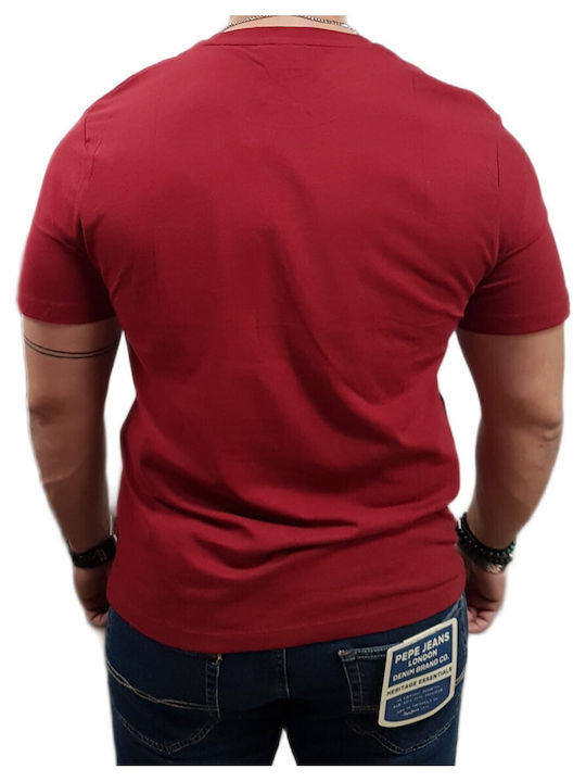Pepe Jeans T-shirt Μπορντό